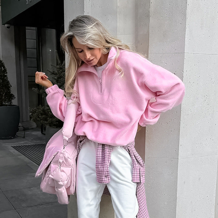 LOOSE BERBER FLEECE SWEATER