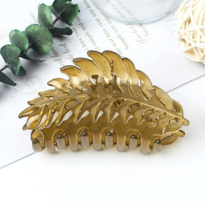 Version Of Leaf Hairpin Frosted Hair Catcher