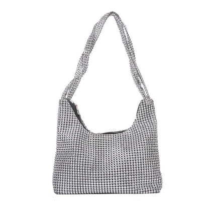 Women's Diamond Inlaid Portable Bucket Bag