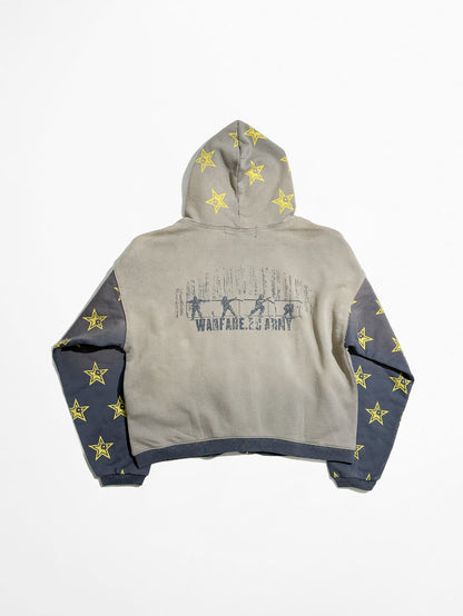 BULLET HOLE STAR WASHED HOODIE
