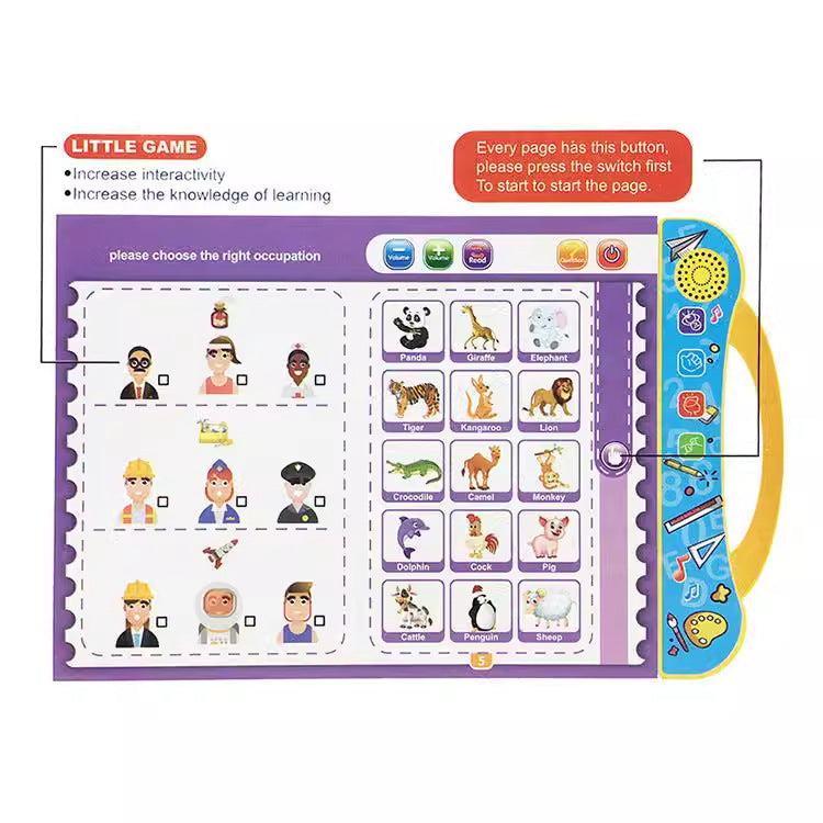 Children's Enlightenment English Point Reading Early Education Educational Toys