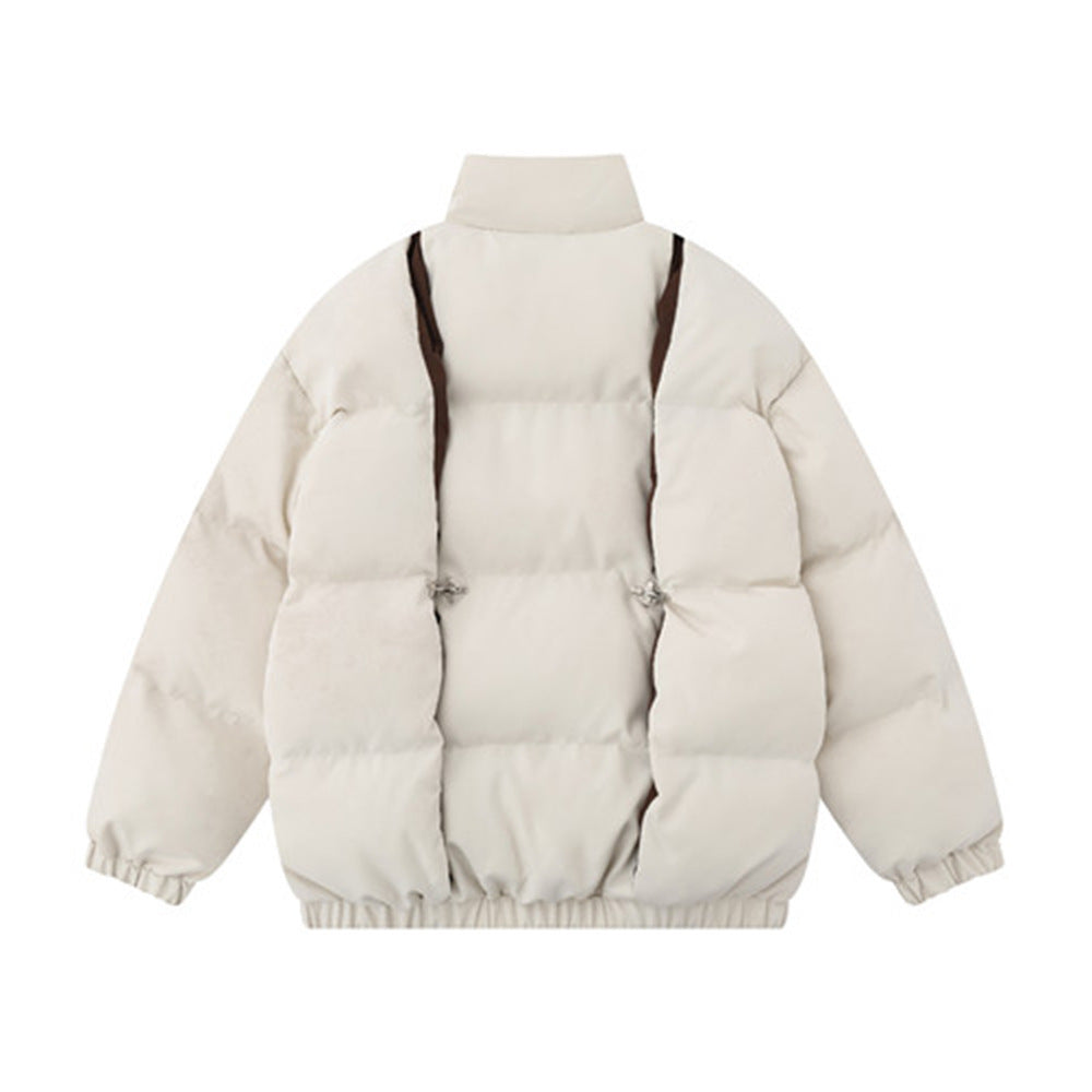 Stitching Design Two way Zipper Cotton padded Puffer