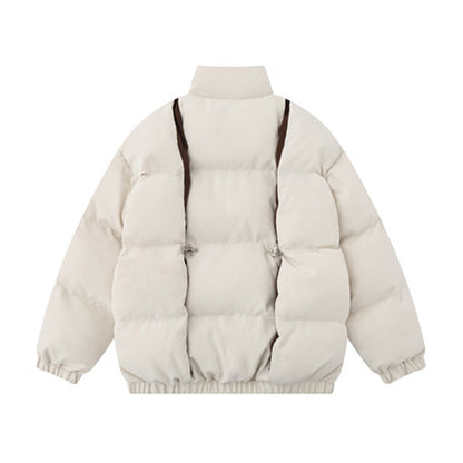 Stitching Design Two way Zipper Cotton padded Puffer