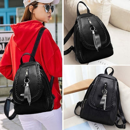 Backpack Ladies Dual-use Chest Bag Soft Leather