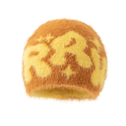 Women's Knitted Fashion Personalized Wool Cold Beanie Hat