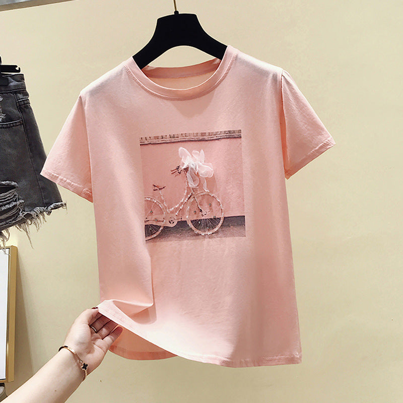 Summer Fashion Loose Blouse T Shirt