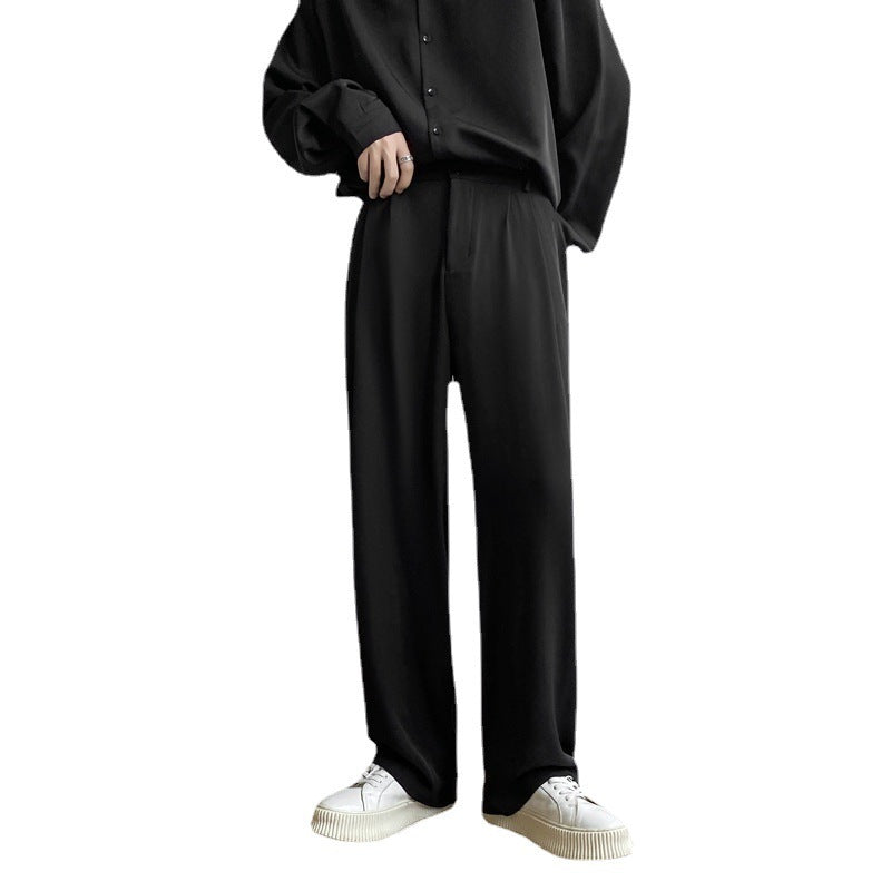 Men's Simple Loose Straight Casual Pants