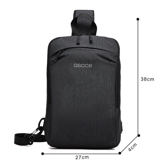 Trendy Oxford Cloth Outdoor Casual Messenger Chest Bag