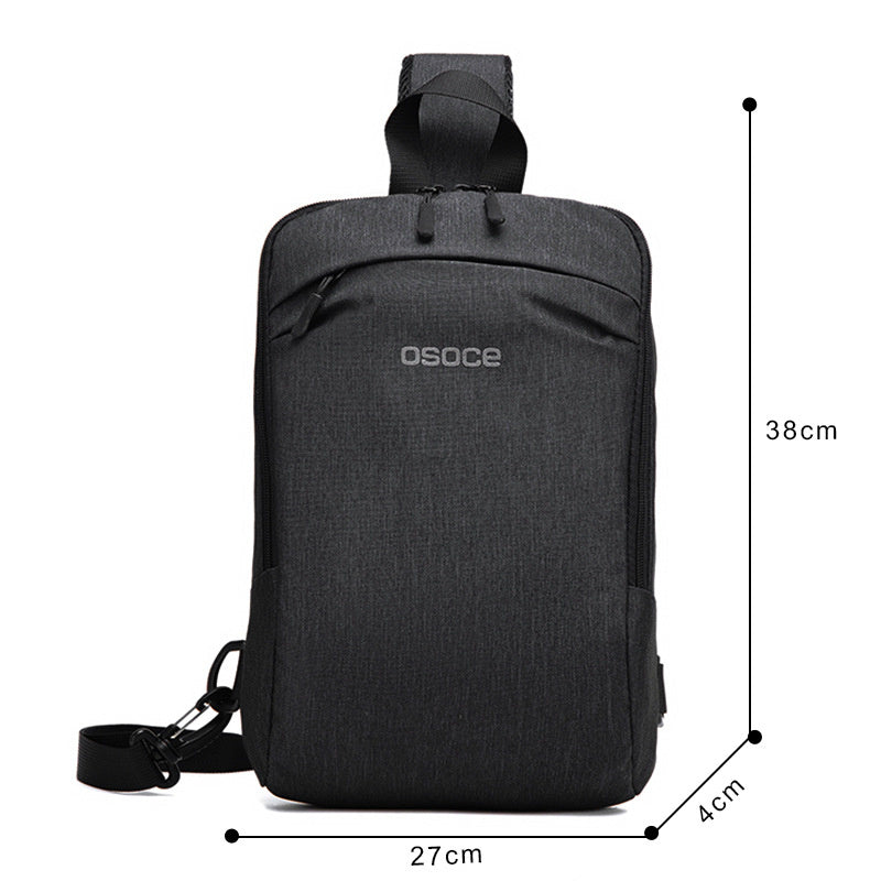 Trendy Oxford Cloth Outdoor Casual Messenger Chest Bag