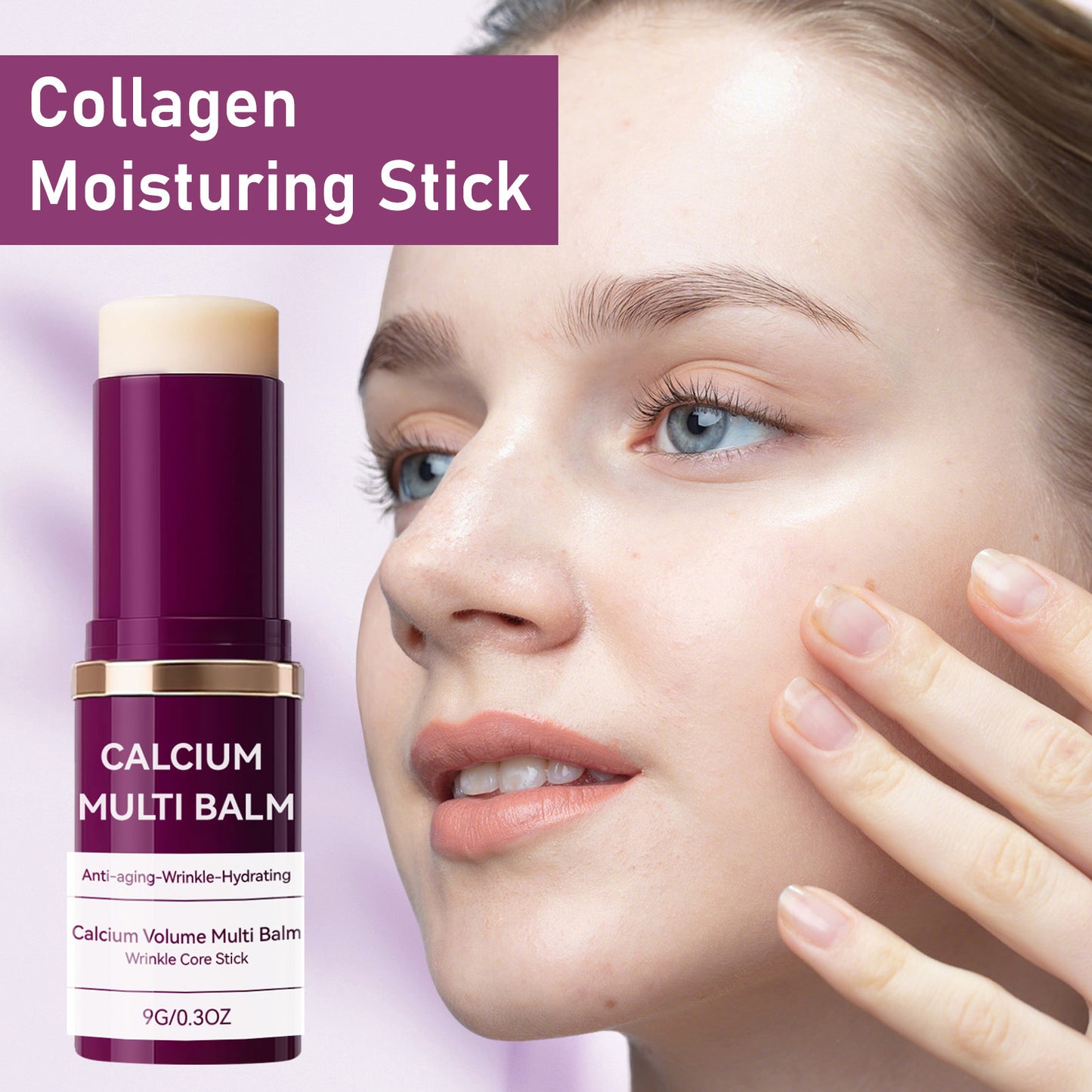 Multifunctional Firming Calcium Balm Facial Collagen Moisturizing Stick