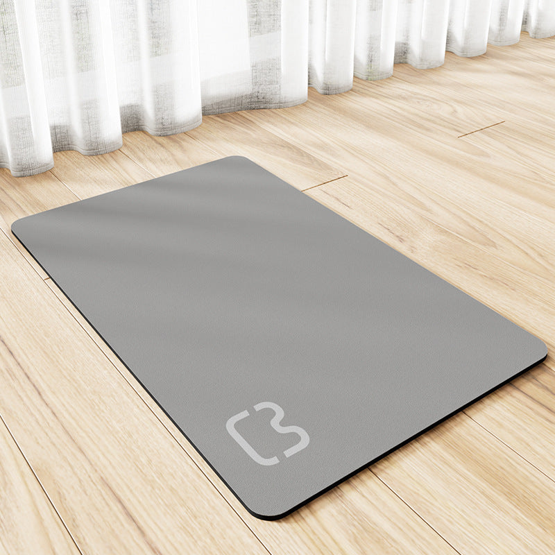 Minimalist Pet Feeding Mat Repeated Washing Water-absorbing Non-slip Mat