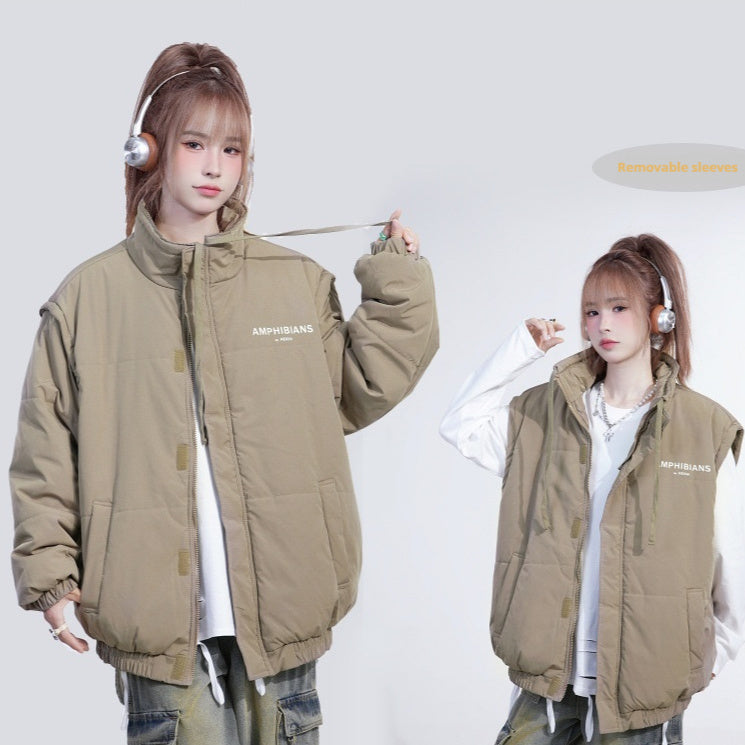 Women's Same Two-way Sleeve Vest Down Coat