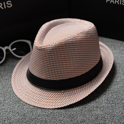 British Houndstooth  Sun Hat