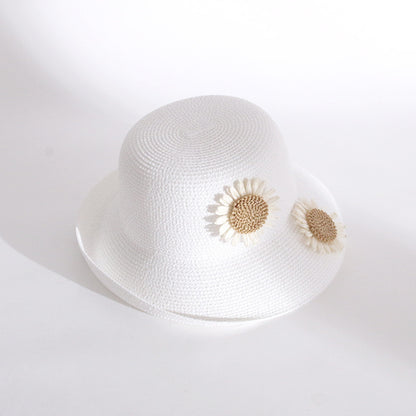 Women's Fashion Big Brim Solid Color Outdoor Sun Hat