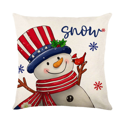 Christmas Decorations sofa Square Throw Pillow Cushion Cover
