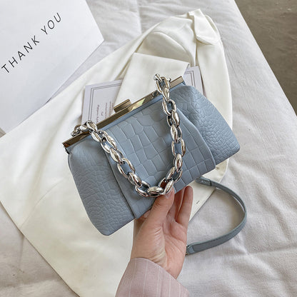 Stone Pattern Small Square Bag