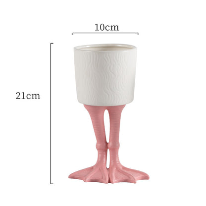 Duck feets Home Soft Decoration Vases