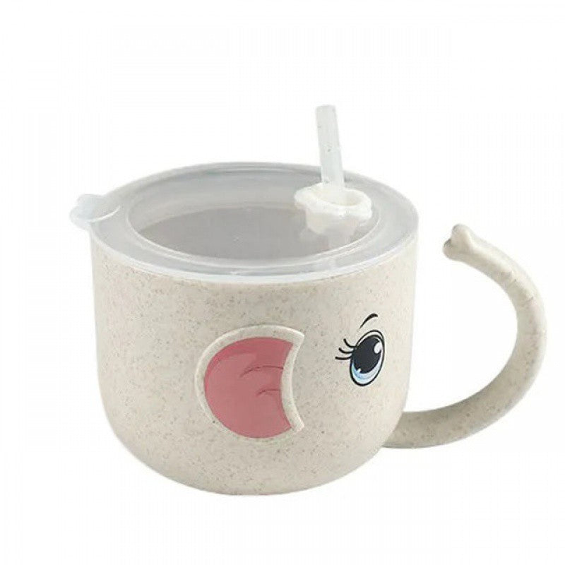 Baby Feeding  Silicone Straw Kid's Mug