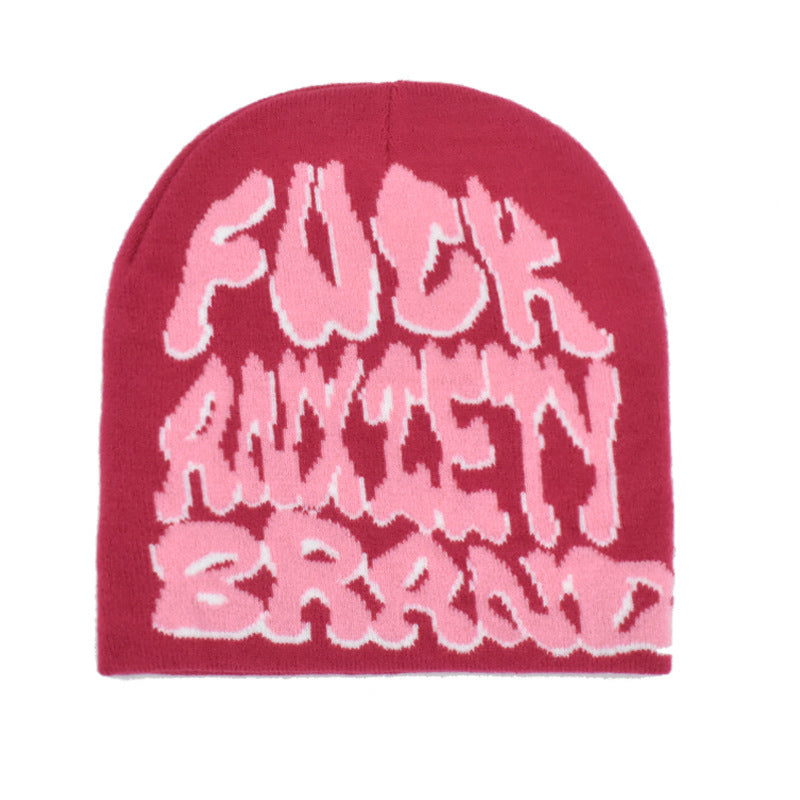 Popular Hip Hop Letters Knitted Beanie Hat