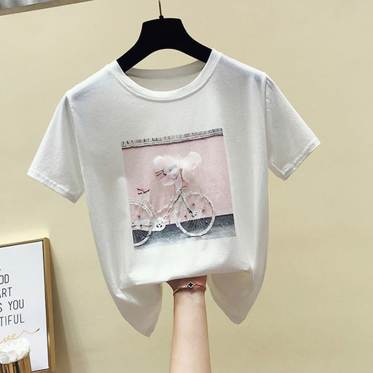 Summer Fashion Loose Blouse T Shirt