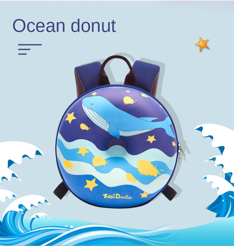 Schultasche im Donut-Stil