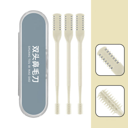 360 Degree Rotating Double Head Nose Hair Removal