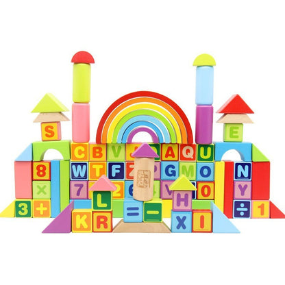 Macaron Large Particle Building Blocks Children's Early Educational Toys