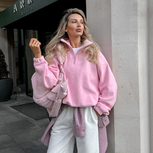 LOOSE BERBER FLEECE SWEATER