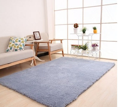 Living Room Rug Area Solid Carpet Fluffy Soft Home Decor Rug Tapete