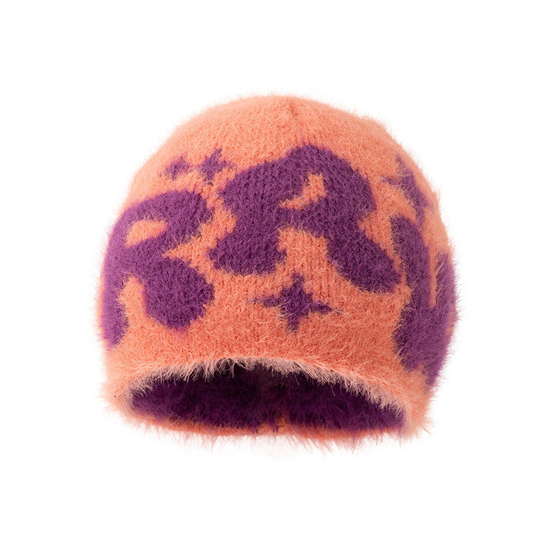 Women's Knitted Fashion Personalized Wool Cold Beanie Hat