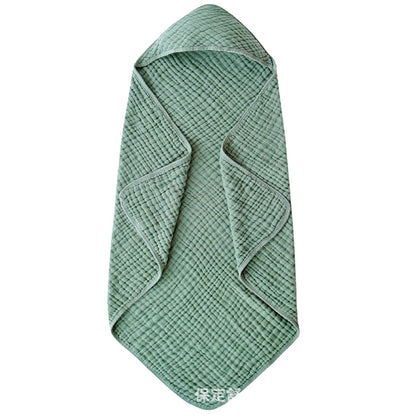 Hooded Baby Towels For Newborn Muslin Cotton