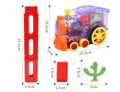 Toys Car Puzzle Automatic Release Electric Building Blocks Train Toy