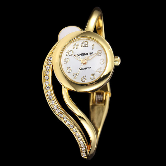 Modische Luxus-Damenuhr in Roségold