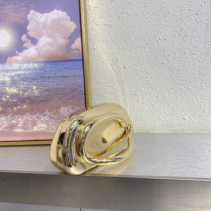 Retro Metal Decorative Clutch Box Bag