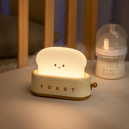 Creative LED USB Charging Dimming Toast Lamp