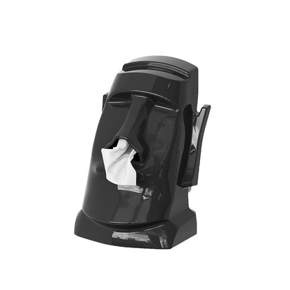 Creative Multifunctional Tissue Box & Heaadphones Holder Decoration