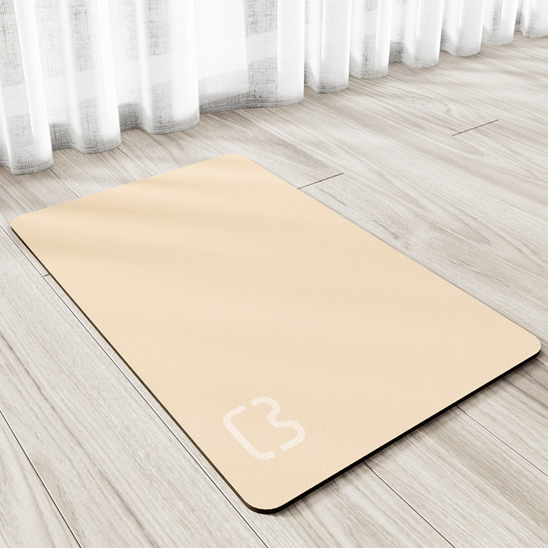 Minimalist Pet Feeding Mat Repeated Washing Water-absorbing Non-slip Mat