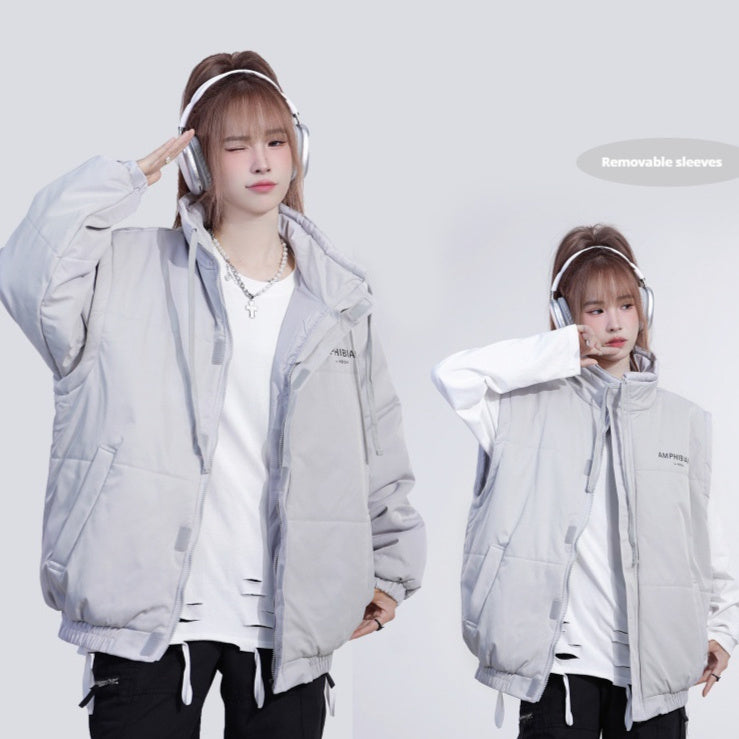 Women's Same Two-way Sleeve Vest Down Coat