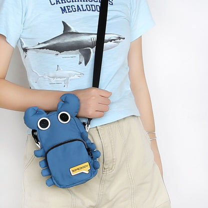 Tricolor Patch Little Crab Funny Bag Crossbody Small Square Bag