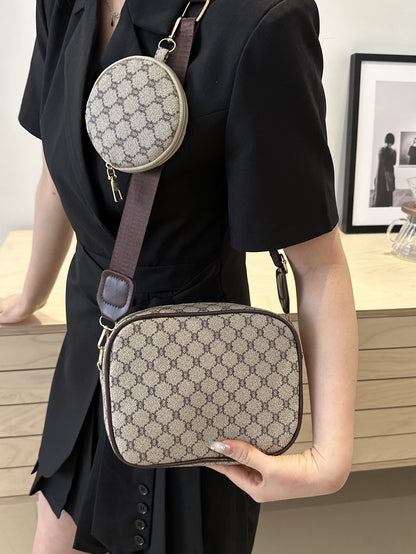 Women's Simple Western Style Casual Shoulder Bag