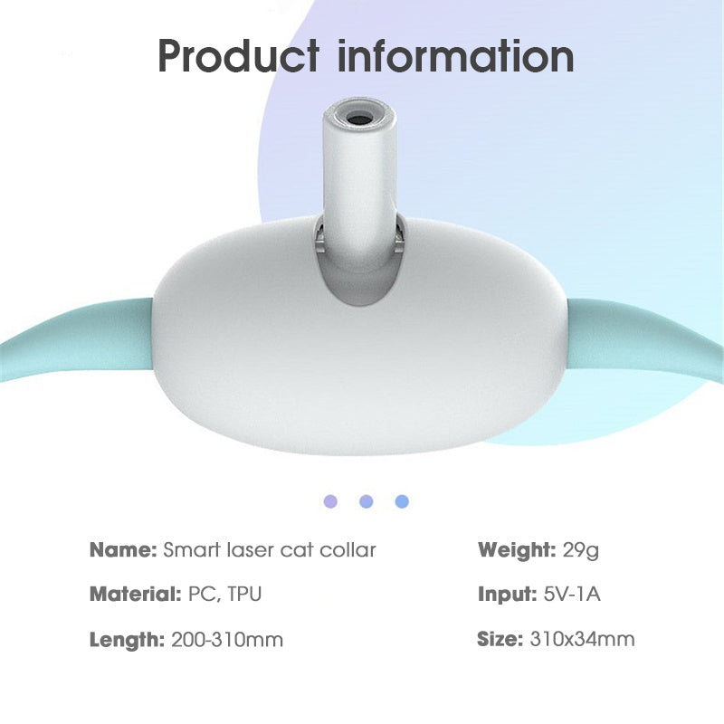 Automatic Cat Collar Electric USB Charging  Toy Smart Laser Teasing