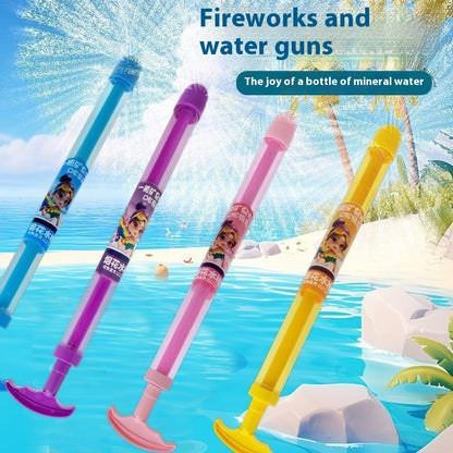 Fireworks Water Gun Children's Toy Pull-out Type