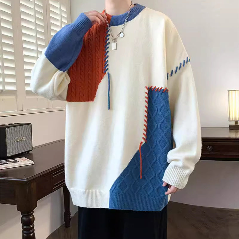 RECONSTRUCTED PULLOVER SWEATER