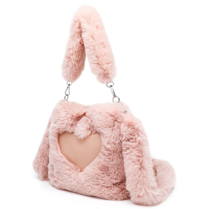 Women Fluffy Shoulder Bag Top-handle Bag