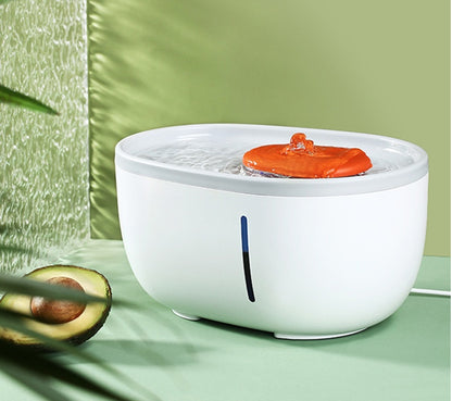 New Pet Water Dispenser LED Visual Automatic Drinking Bowl