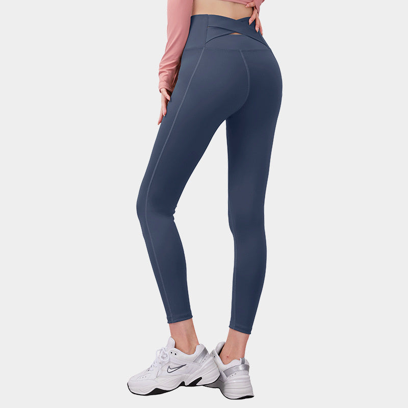 Fitness-Yogahosen, Bauchkontrolle, Leggings für Damen