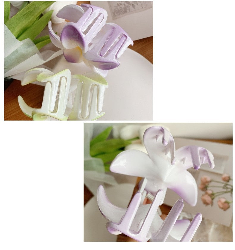 Muweordy Plumeria Flower Hair Clip