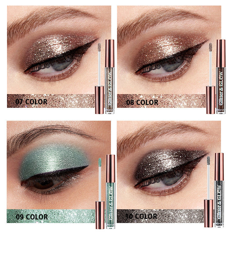 Diamond Shine Liquid Eye Shadow 10 Sets