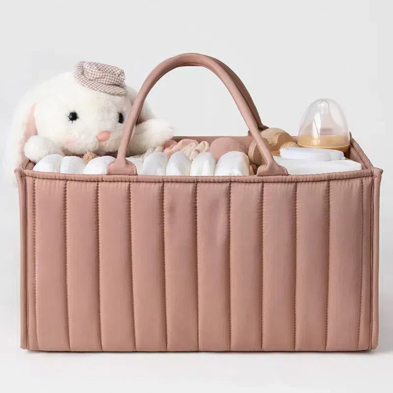 Baby Diaper Caddy Organizer, Stylish Storage Basket For Newborn Essentials