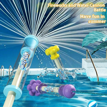 Fireworks Water Gun Pull-out Children's Toy
